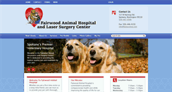 Desktop Screenshot of fairwoodvet.com