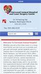 Mobile Screenshot of fairwoodvet.com